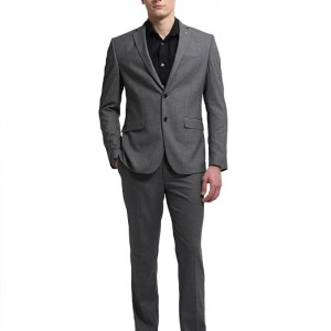 Tailored fit Heathered Suit